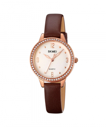 ساعت مچی عقربه ای زنانه اسکمی Skmei مدل 2027BR