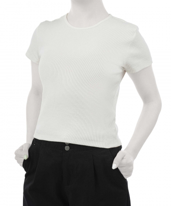 تیشرت آستین کوتاه نخی زنانه کوتون مدل 5SAL10051IK