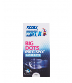 کاندوم خاردار درشت ناچ کدکس Nach Kodex مدل Big Dots بسته بندی 10 عددی