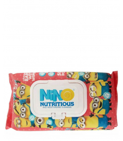 دستمال مرطوب پاک کننده کودک حاوی کالاندولا نینو Nino بسته 50 عددی