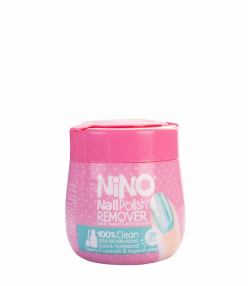 دستمال مرطوب پاک کننده لاک ناخن نینو Nino بسته 90 عددی