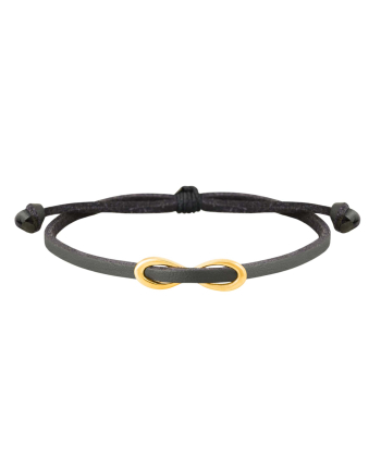 دستبند طلا چرمی بی نهایت پرسته Parasteh کد 54314