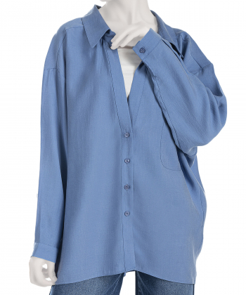 شومیز ویسکوز آستین بلند زنانه سرژه مدل MP-SE-232172