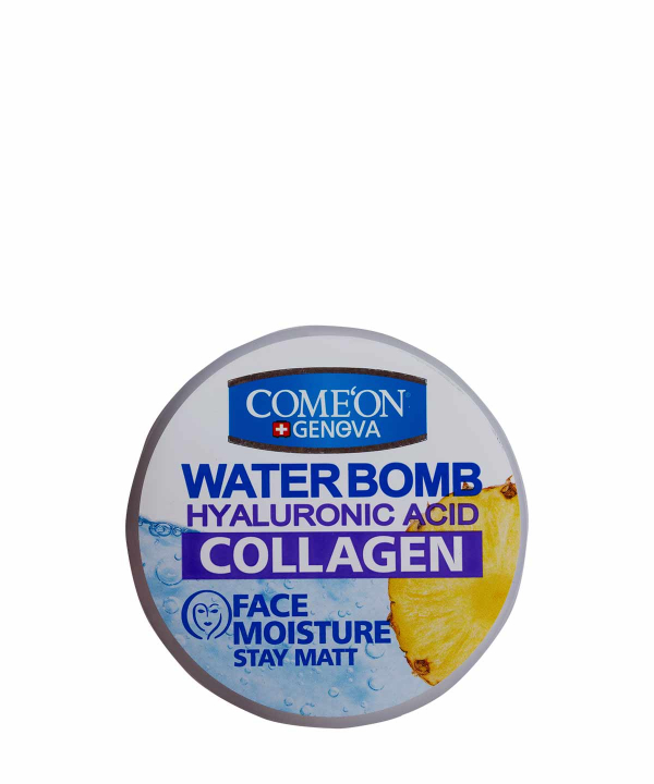 کرم آب‌رسان کاسه‌ای حاوی کلاژن کامان Comeon مدل Water Bomb حجم 200 میلی‌لیتر