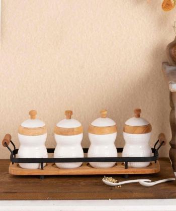 ست ادویه خوری چهارتکه ریور River مدل RVR4907