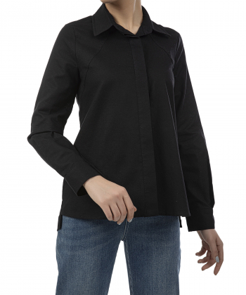 شومیز لینن آستین بلند زنانه سرژه مدل MP-SE-207362