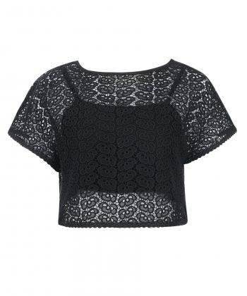 بلوز آستین کوتاه زنانه سرژه مدل 204637