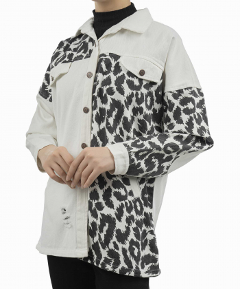 مانتو شومیزی کوتاه زنانه شندی مدل 9125