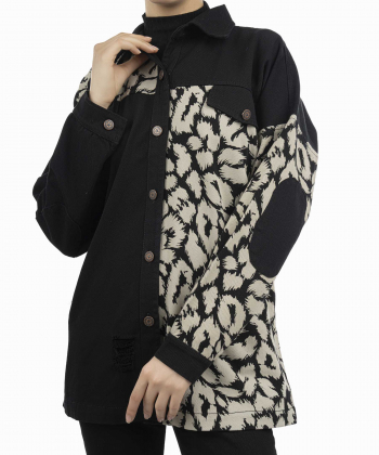 مانتو شومیزی کوتاه زنانه شندی مدل 9125