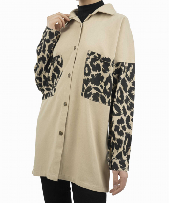 مانتو شومیزی کوتاه زنانه شندی مدل 9130