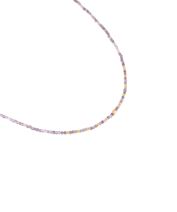 گردنبند طلا سنگی گوی و مکعب پرسته Parasteh کد 529083