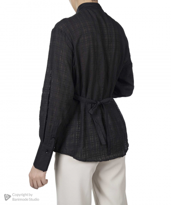 شومیز نخی آستین بلند زنانه جوتی جینز مدل 42731412