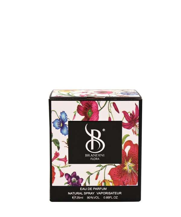 عطر جیبی زنانه برندینی Brandini مدل Flora حجم 25 میلی‌لیتر