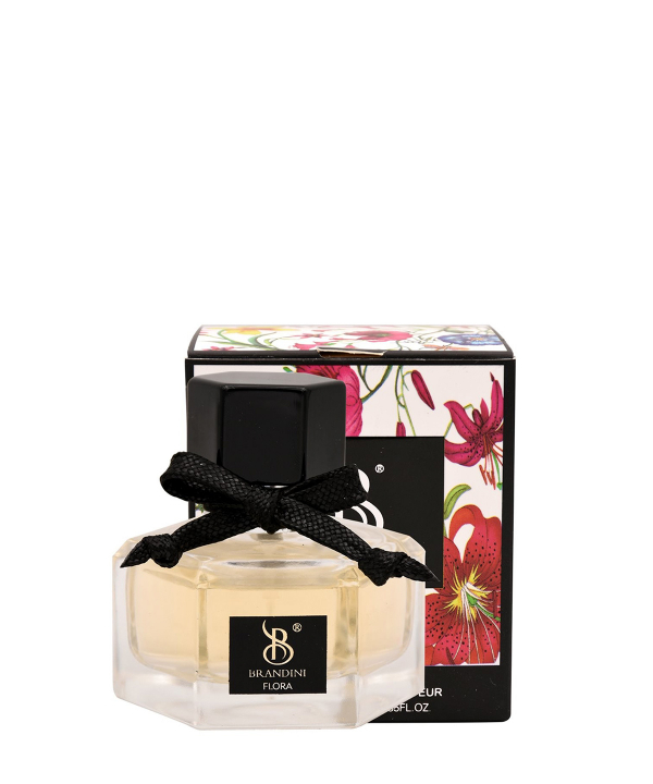 عطر جیبی زنانه برندینی Brandini مدل Flora حجم 25 میلی‌لیتر