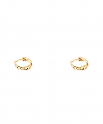 گوشواره طلا حلقه ای کارتیه پرسته Parasteh کد 525571