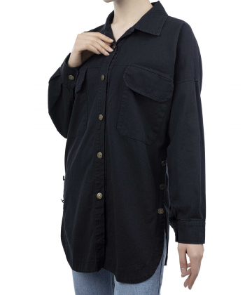 مانتو شومیزی کوتاه زنانه شندی مدل 9109