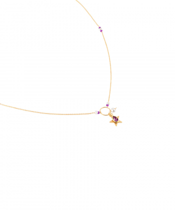 گردنبند طلا ستاره آسترال پرسته Parasteh کد 525022