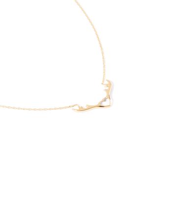 گردنبند طلا شاخ گوزن پرسته Parasteh کد 527576