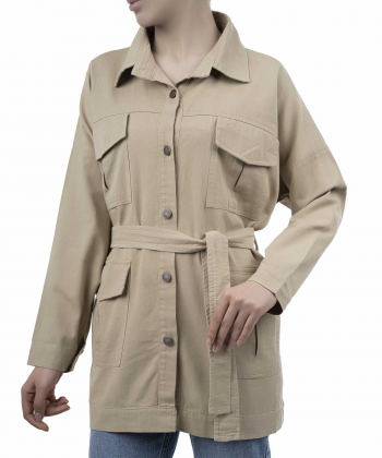 مانتو شومیزی کوتاه زنانه شندی مدل 7164