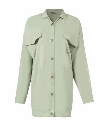 مانتو شومیزی کوتاه زنانه شندی مدل 9103