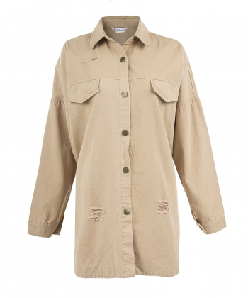 مانتو شومیزی کوتاه زنانه شندی مدل 9107