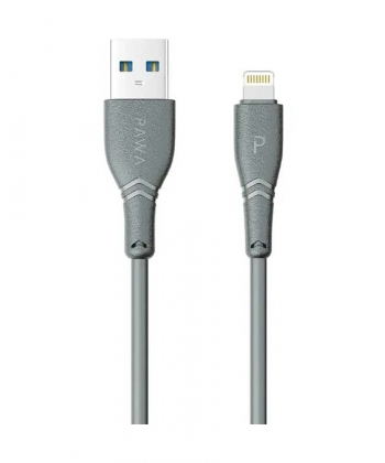 کابل شارژر PAWA-3A QUICK CHARGING USB-A TO LIGHTNING PVC CABLE 2M/4FT