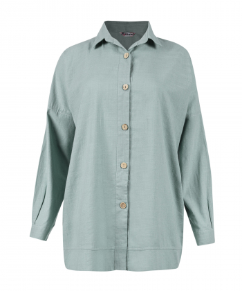 شومیز نخی آستین بلند زنانه شندی مدل 7060