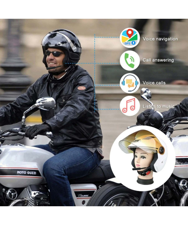 هدست بلوتوث کلاه کاسکت مدل BT11