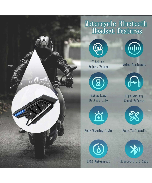 هدست بلوتوث کلاه کاسکت مدل BT40