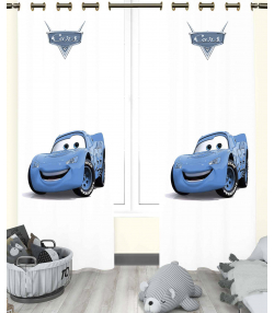 پرده نوپه هوم Nope Home مدل مخمل پانچی طرح مک کویین سایز 140x280