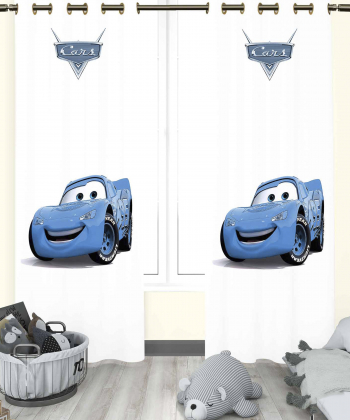 پرده نوپه هوم Nope Home مدل مخمل پانچی طرح مک کویین سایز 140x280