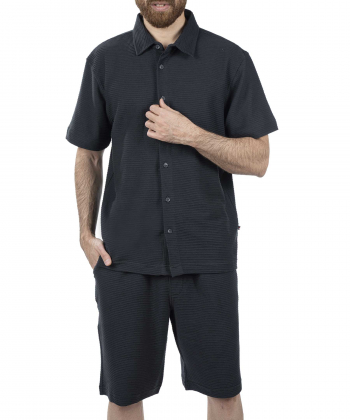 ست تیشرت و شلوارک راحتی مردانه جامه پوش آرا مدل 4021033341