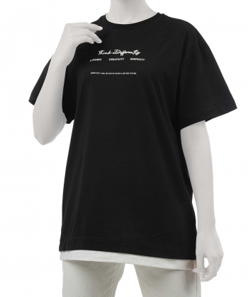 تیشرت آستین کوتاه نخی زنانه جامه پوش آرا مدل 4012013351