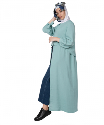 مانتو زنانه بلند زیبو Ziboo مدل Lavin