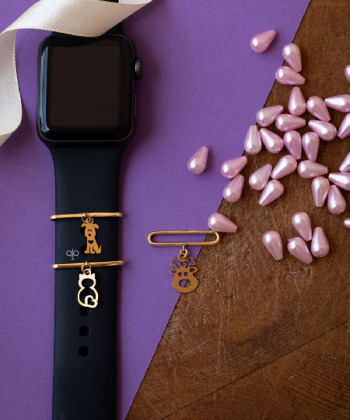 آویز طلا ساعت گربه میوگلد Mio Gold کد W214