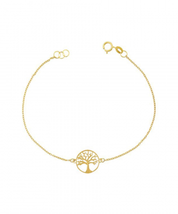 دستبند طلا درخت میوگلد Mio Gold کد BR701