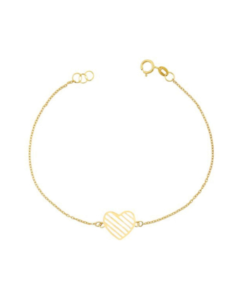 دستبند طلا قلب میوگلد Mio Gold کد BR702