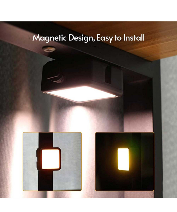 نور ثابت مخصوص موبایل و دوربین شارژی مدل N69 RGB