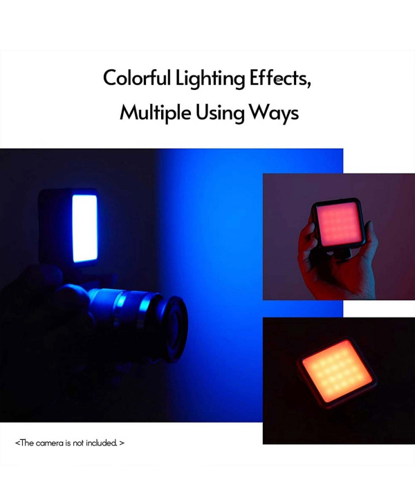 نور ثابت مخصوص موبایل و دوربین شارژی مدل N69 RGB