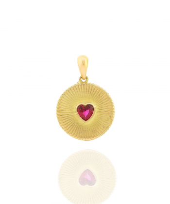 پلاک طلا قلب میوگلد Mio Gold کد N1959