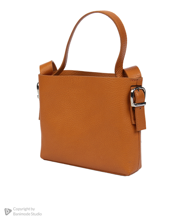 کیف دوشی زنانه چرم طبیعی نوین چرم Novin Leather دلاریس