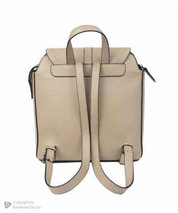 کوله پشتی چرم طبیعی زنانه مارال چرم Maral Leather مدل ایوانا