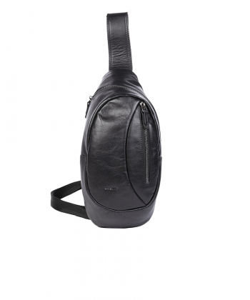 کیف دوشی چرم طبیعی مردانه مارال چرم مدل 6301001005