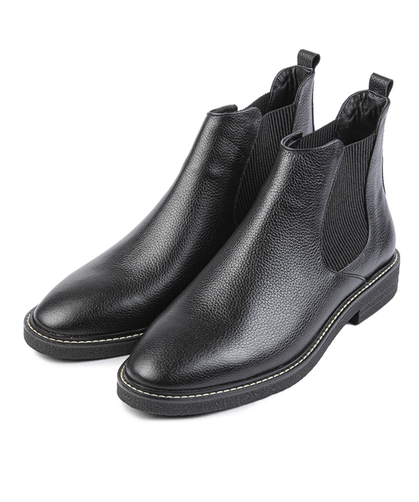 نیم بوت زنانه چرم طبیعی نوین چرم Novin Leather مدل 1633