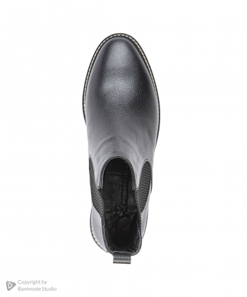 نیم بوت زنانه چرم طبیعی نوین چرم Novin Leather مدل 1633