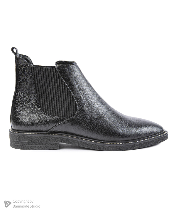 نیم بوت زنانه چرم طبیعی نوین چرم Novin Leather مدل 1633