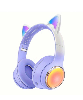 هدفون بی سیم بچگانه طرح گربه مدل AKZ65