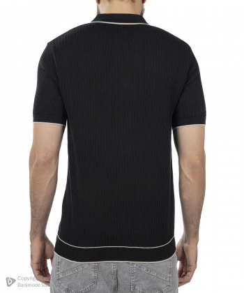 پولوشرت آستین کوتاه مردانه پلاتین مدل T77SD