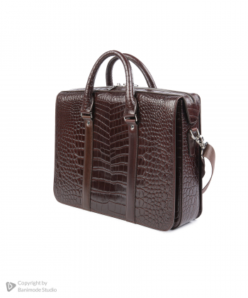 کیف اداری چرم طبیعی نوین چرم Novin Leather مدل والا