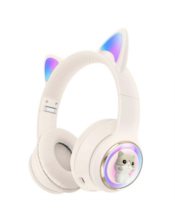 هدفون بی سیم بچگانه طرح گربه مدل AKZ60